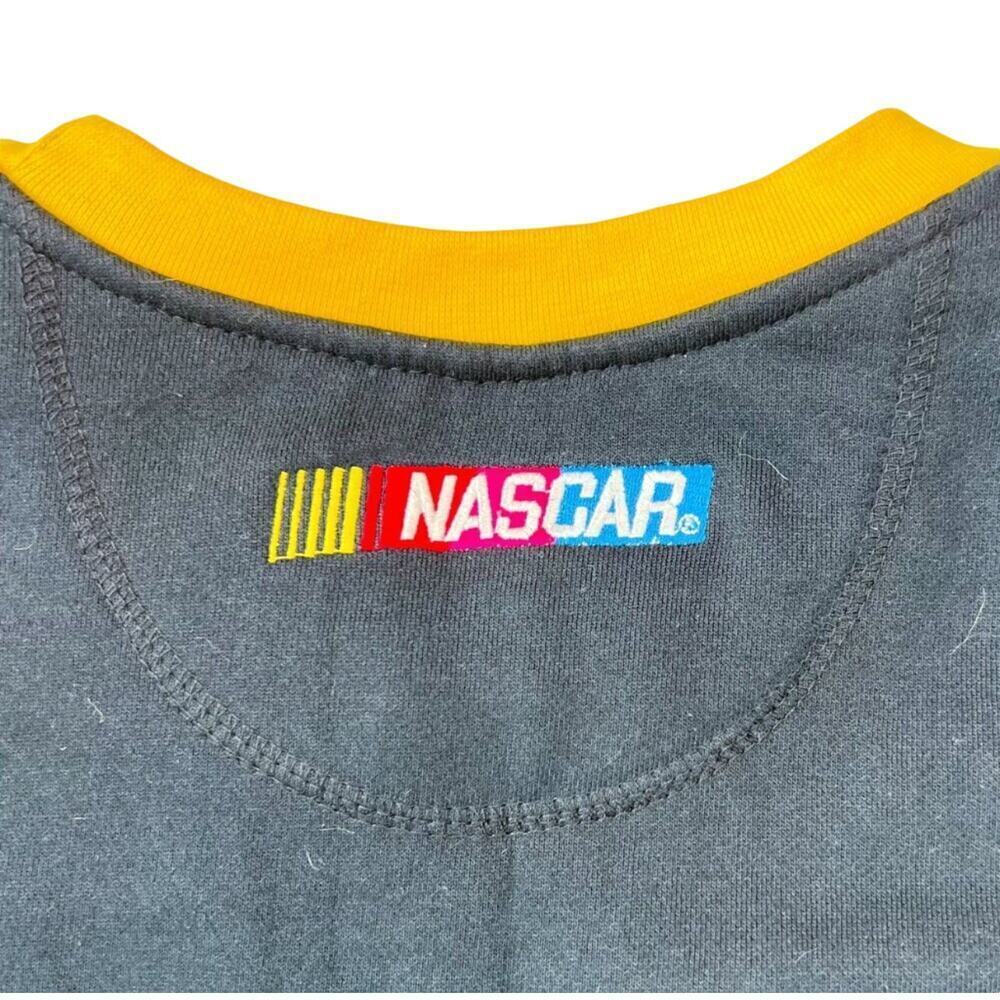 VINTAGE NASCAR Black/Yellow Sweatshirt Men's Size L - Picture 6 of 6